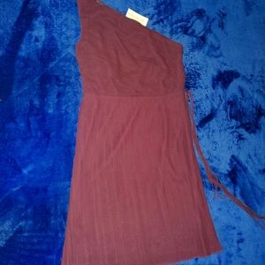 ANN TAYLOR one shoulder dress